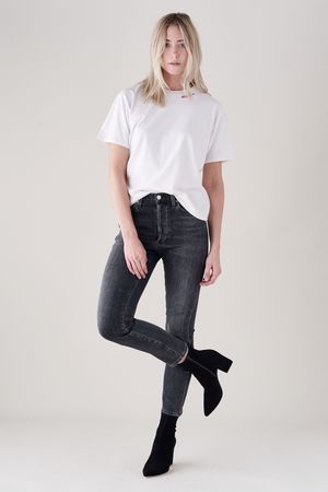 anine bing milo tee black