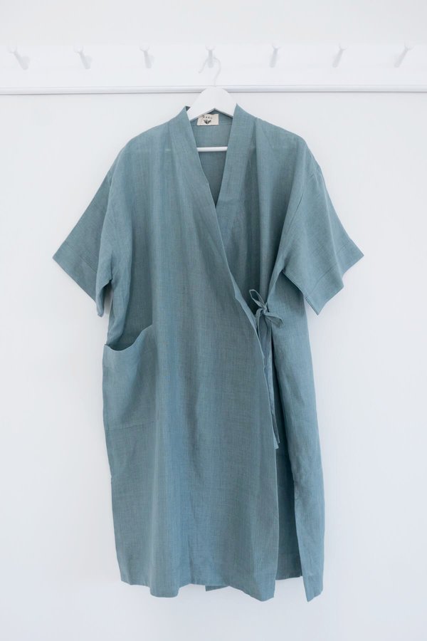 Karu Sky Blue Kimono Robe | Garmentory