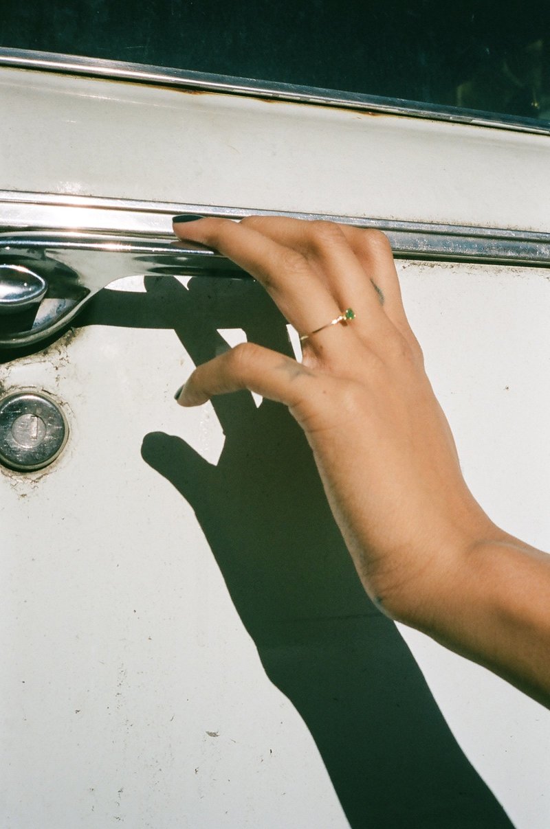 Mondo Mondo Emerald Princess Ring - 14k Yellow Gold