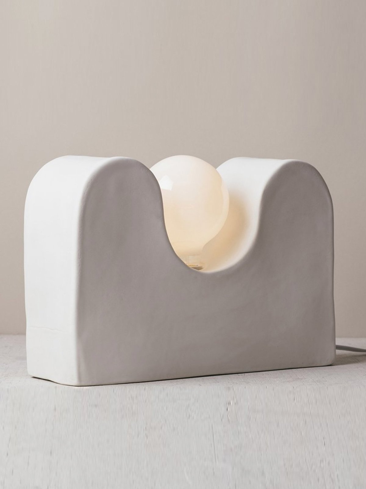 Sin Twin Sisters Table Lamp - White - Image 2 of 4