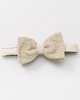 Marwood White Mesh Lace Bow Tie - Thumbnail 2