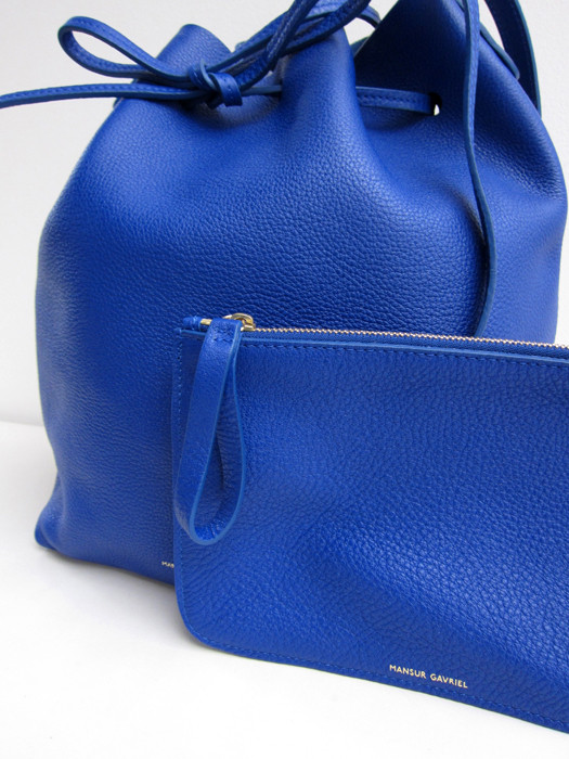 Bucket Bag, Tumbled, Royal Bucket Bag, Tumbled, Royal