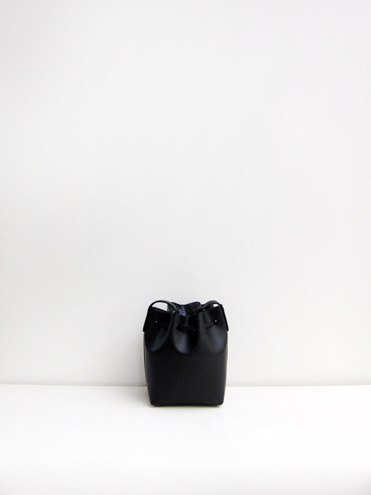 Mini Mini Bucket Bag, Black/Silver Mini Mini Bucket Bag, Black/Silver