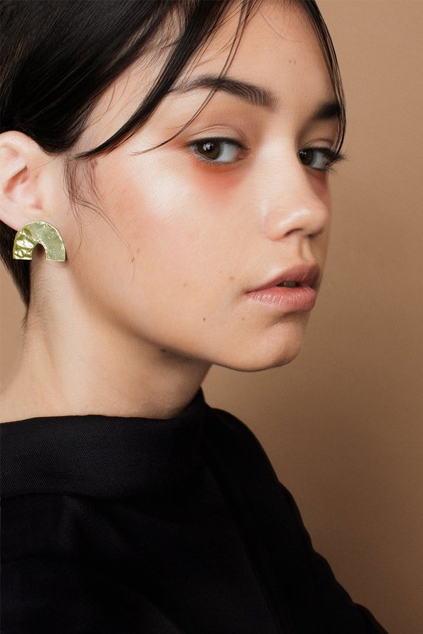 LLY Atelier U Gold Earrings LLY Atelier U Gold Earrings