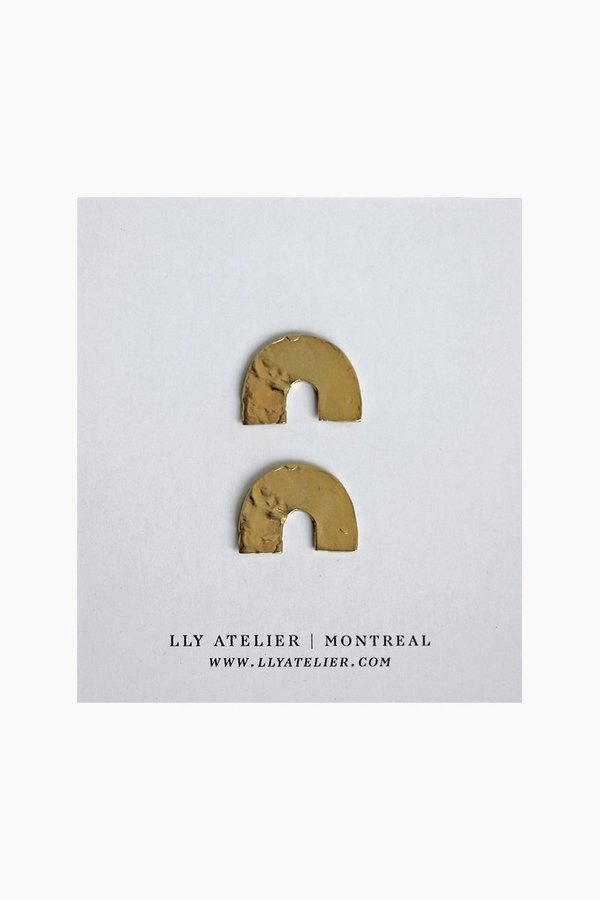 LLY Atelier U Gold Earrings LLY Atelier U Gold Earrings