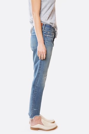 Chimala Medium Repair Narrow Tapered Cut Jean Chimala Medium Repair Narrow Tapered Cut Jean