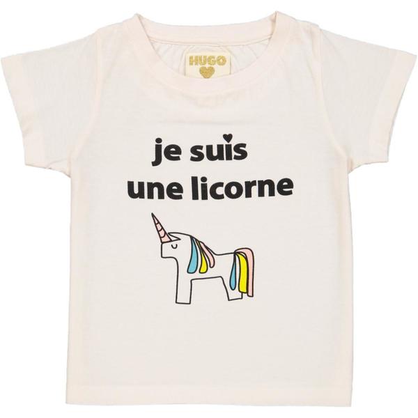 Hugo Loves Tiki I Am A Unicorn T Shirt off white/cream Garmentory