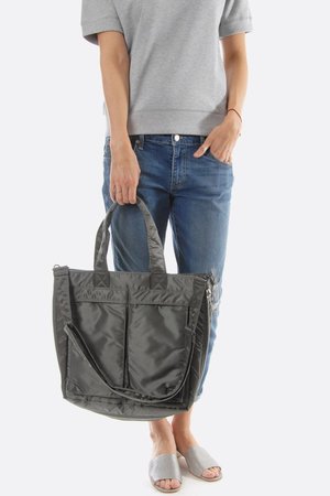 Porter Silver Tanker Two Way Tote | Garmentory