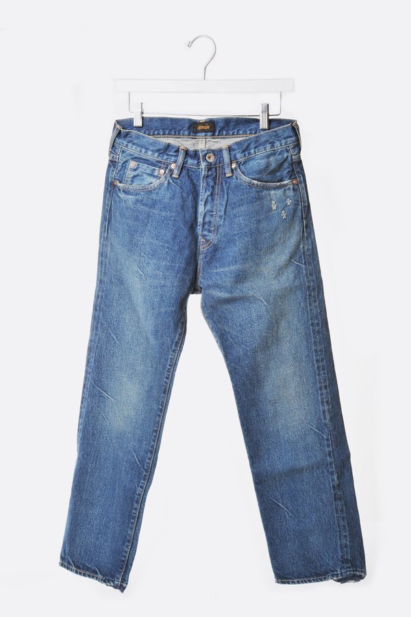 Chimala Special Selvedge Used Cut Ankle Jeans - Medium Vintage Chimala Special Selvedge Used Cut Ankle Jeans - Medium Vintage