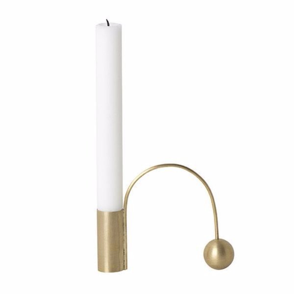 Ferm Living Balance Brass Candleholder Ferm Living Balance Brass Candleholder