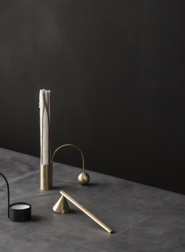 Ferm Living Balance Brass Candleholder Ferm Living Balance Brass Candleholder