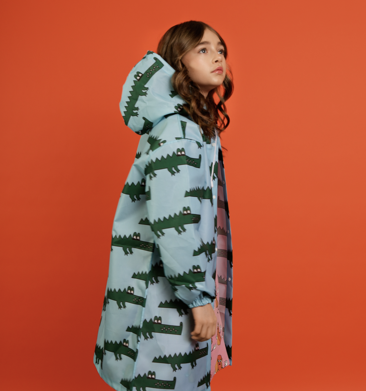 KIDS Hugo Loves Tiki Crocodile Raincoat BLUE Garmentory