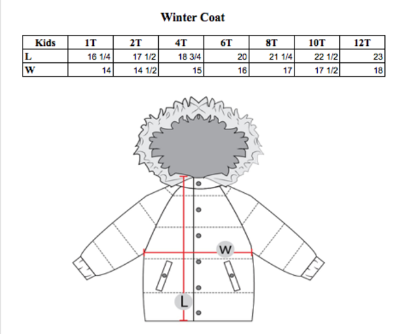 KIDS Romey Loves Lulu Cereal Winter Coat KIDS Romey Loves Lulu Cereal Winter Coat