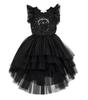 KIDS Nununu Embroidered Tutu Dress - BLACK - Thumbnail 1