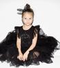 KIDS Nununu Embroidered Tutu Dress - BLACK - Thumbnail 2