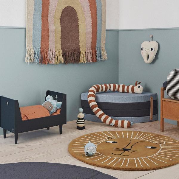 KIDS OYOY Leo the Larva Giant Knit Doll KIDS OYOY Leo the Larva Giant Knit Doll