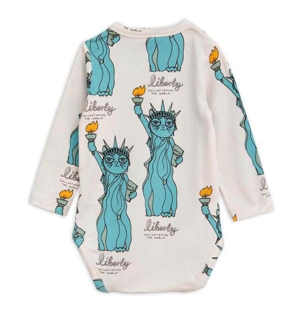 KIDS Mini Rodini Liberty Long Sleeve Bodysuit KIDS Mini Rodini Liberty Long Sleeve Bodysuit