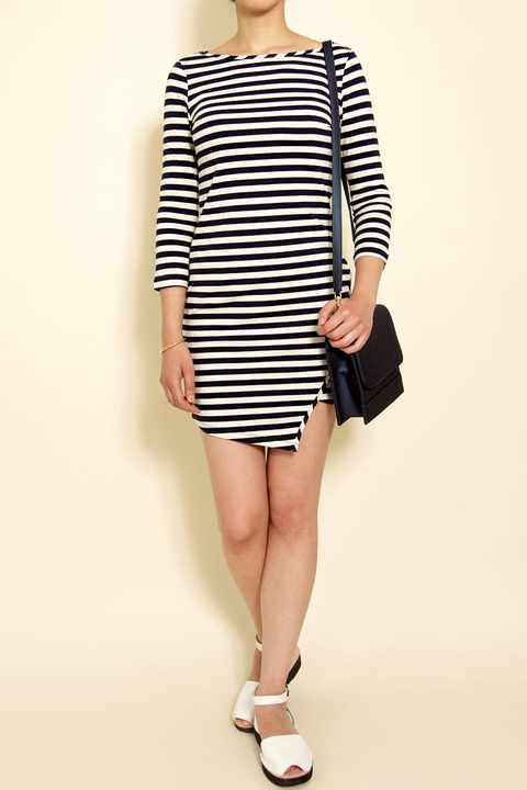 Amour Vert Kandy Striped Dress Amour Vert Kandy Striped Dress