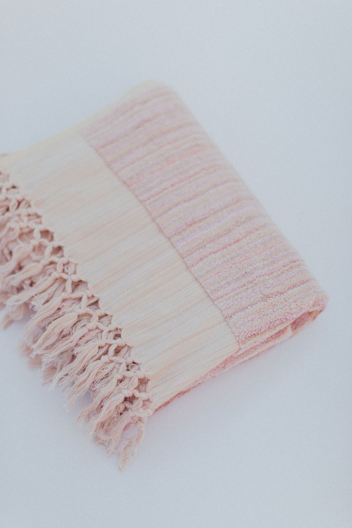 Weft End Bath Towel Blush Pink Garmentory