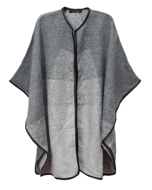 A Peace Treaty Handwoven Yilla Cape in Black & White A Peace Treaty Handwoven Yilla Cape in Black & White