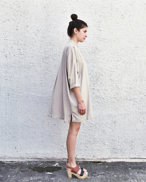 Shaina Mote Mesa Dress in Soft Ash Grey Shaina Mote Mesa Dress in Soft Ash Grey