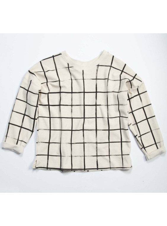 Make It Good Grid Canvas Sweatshirt Make It Good Grid Canvas Sweatshirt