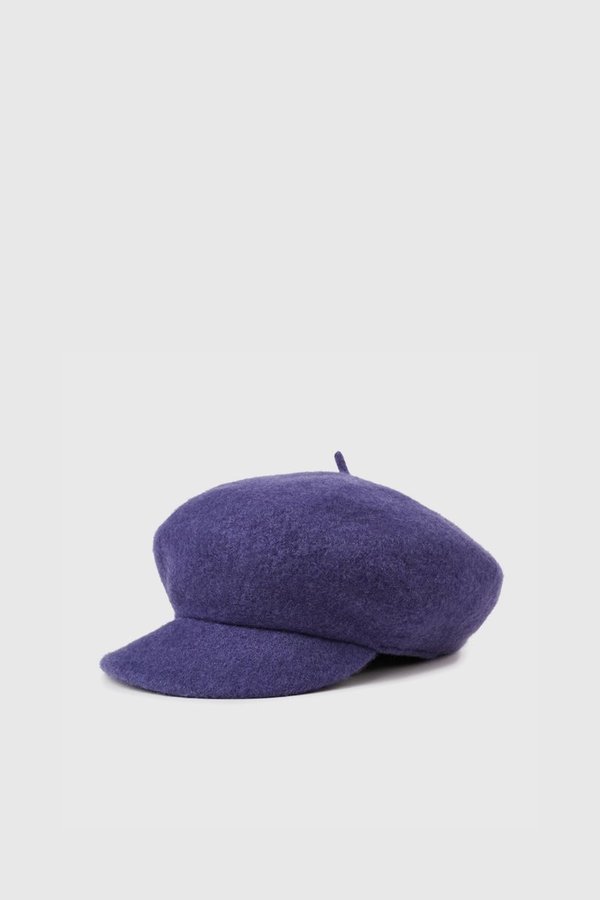 Brixton Audrey Brim Beret - Washed Navy 