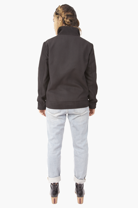 Shades Of Grey High Collared Car Coat Shades Of Grey High Collared Car Coat