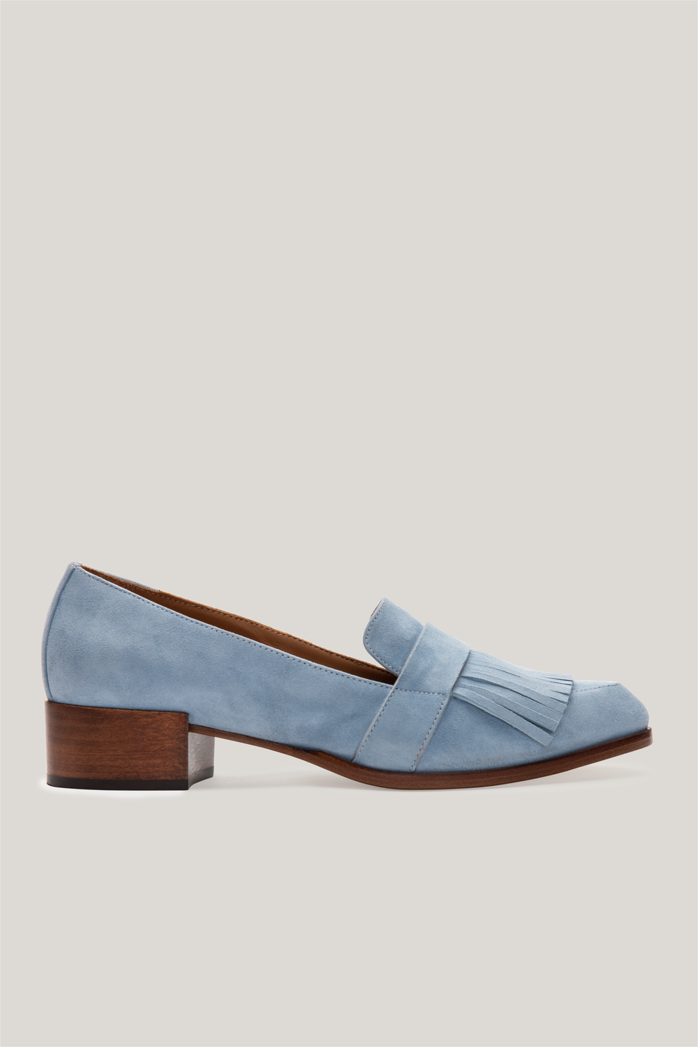 Thelma The Fringe Loafer Powder Garmentory