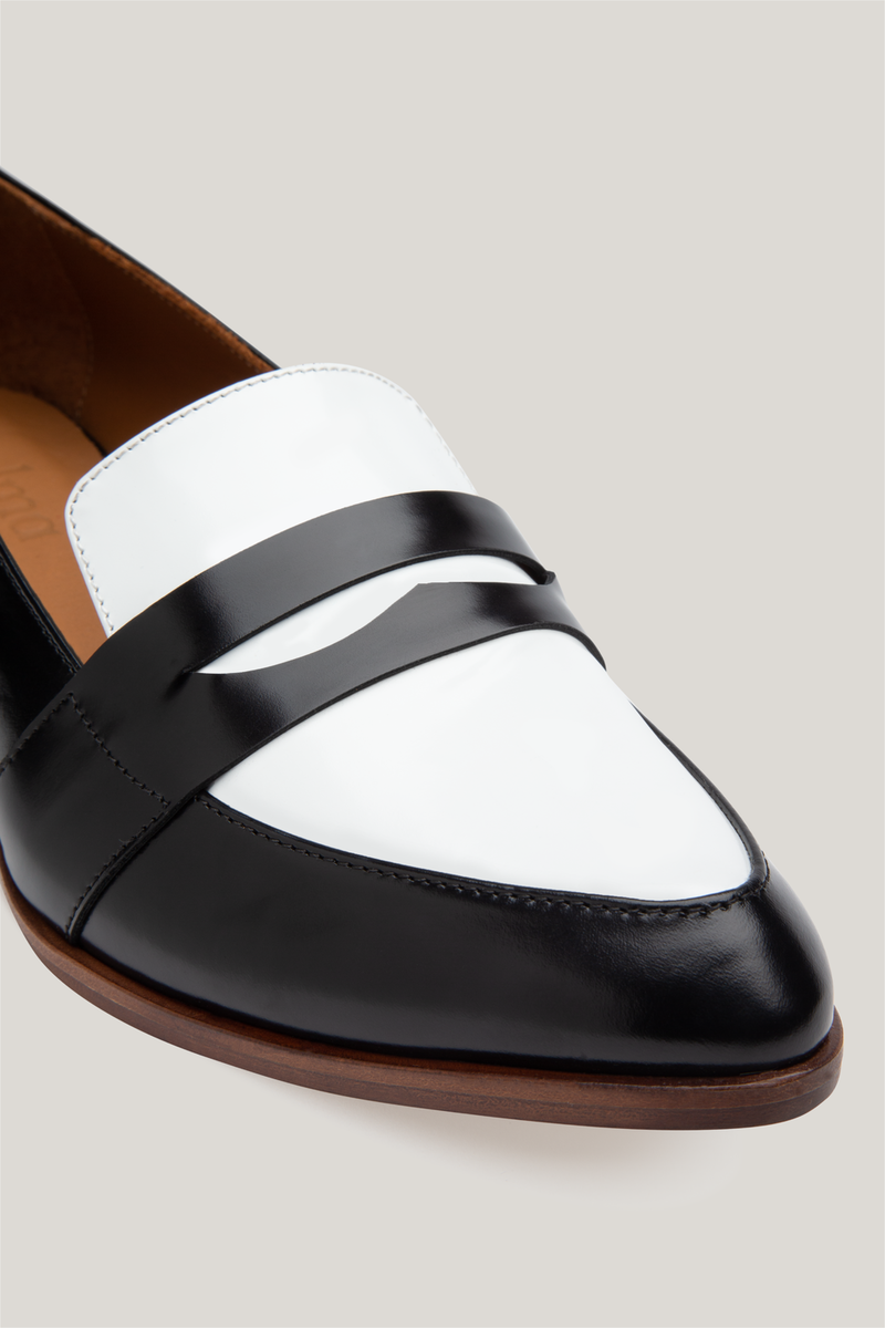 Thelma The Penny Loafer Black Spectator Garmentory