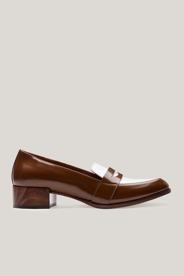Thelma The Penny Loafer - Saddle Spectator Thelma The Penny Loafer - Saddle Spectator