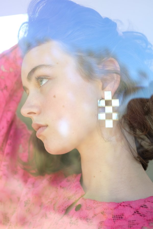Hannah K Tile Earrings Hannah K Tile Earrings