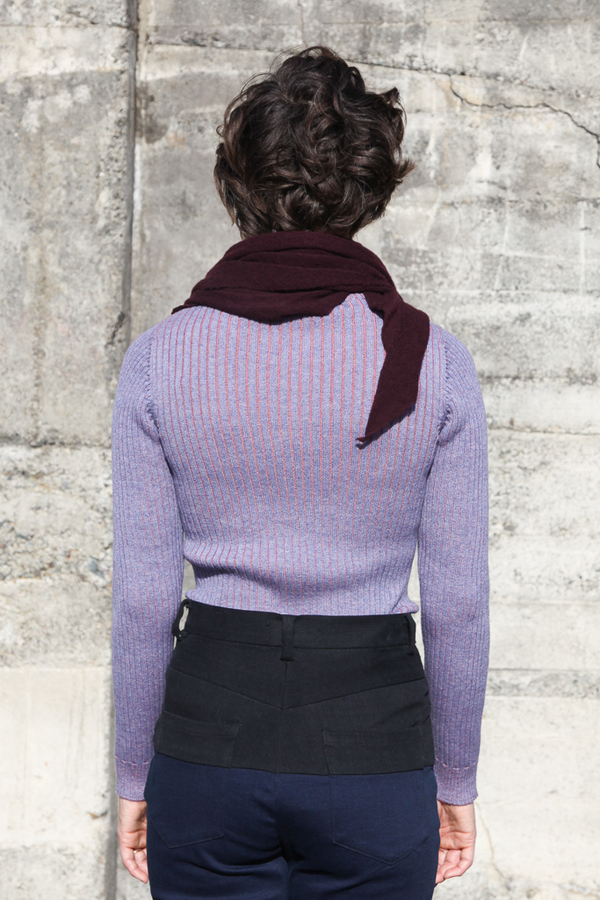 Rachel Comey Mock Neck Sweater - Lilac | Garmentory