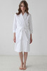 Salua Lingerie Classic Flannel Robe - Thumbnail 1