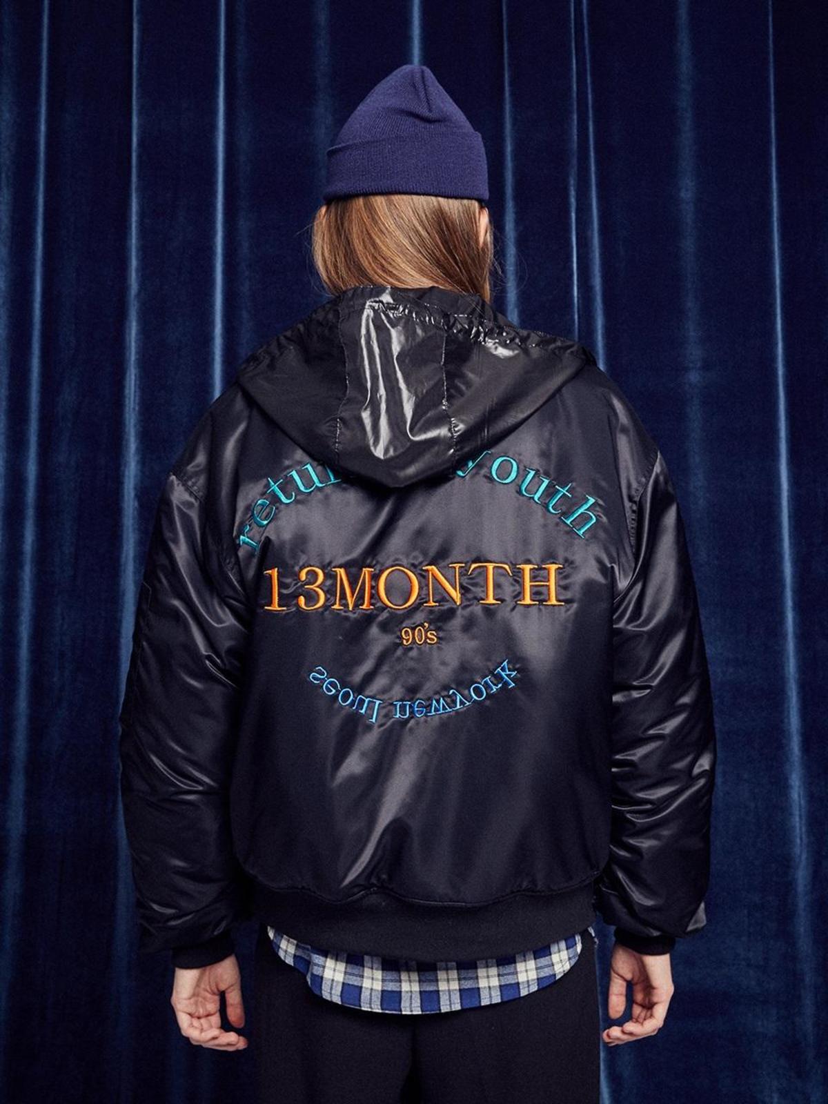 13MONTH Return And Youth MA 1 Jumper - Black | Garmentory