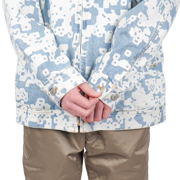 C.E CAVEMPT シーイー NOISE WASHED DENIMN L Cav Empt NOISE WASHED DENIM JACKET - Blue | Garmentory
