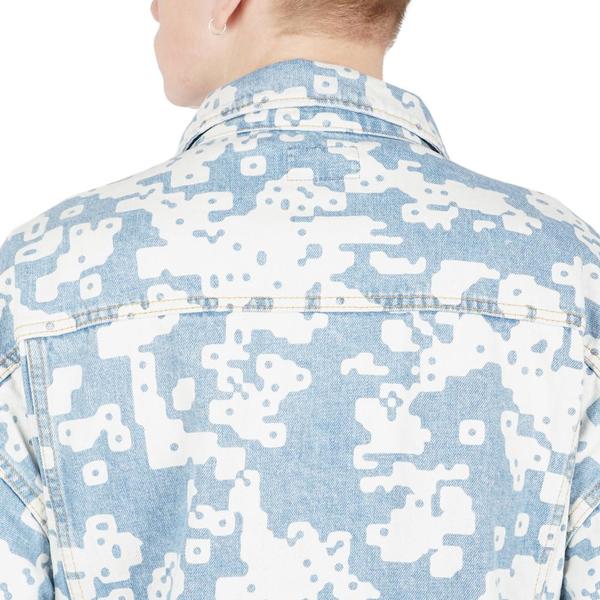 C.E CAVEMPT シーイー NOISE WASHED DENIMN L Cav Empt NOISE WASHED DENIM JACKET - Blue | Garmentory