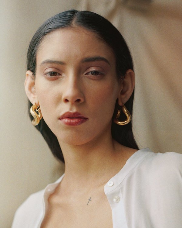 Laura Lombardi Anima Earrings - brass | Garmentory