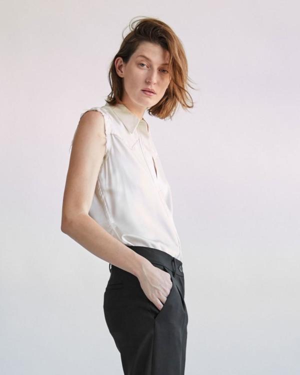 Nili Lotan Brayden Shirt - Ivory Nili Lotan Brayden Shirt - Ivory