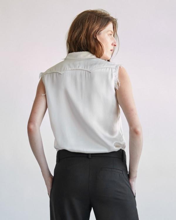 Nili Lotan Brayden Shirt - Ivory Nili Lotan Brayden Shirt - Ivory