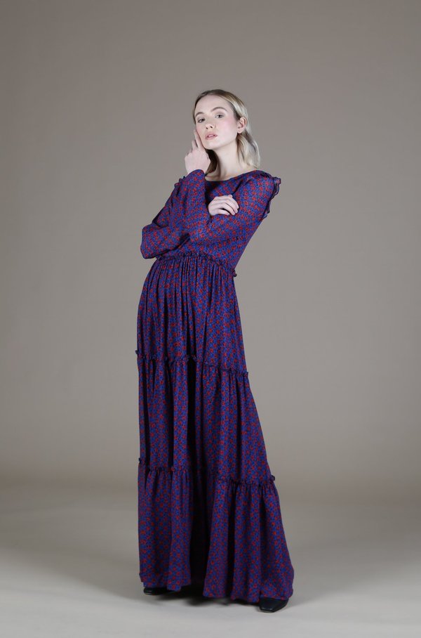 WHiT Veda Dress - Scribble Dot Print WHiT Veda Dress - Scribble Dot Print