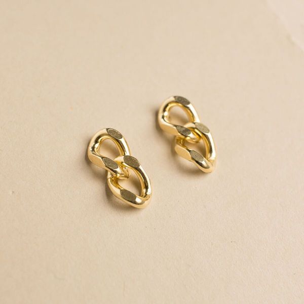 Merewif Link II Studs - Gold 