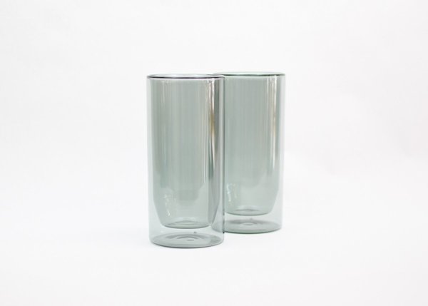 Yield Double-Wall 16oz Glasses - Gray Yield Double-Wall 16oz Glasses - Gray