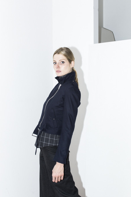 Assembly New York Navy Moto Coat Assembly New York Navy Moto Coat