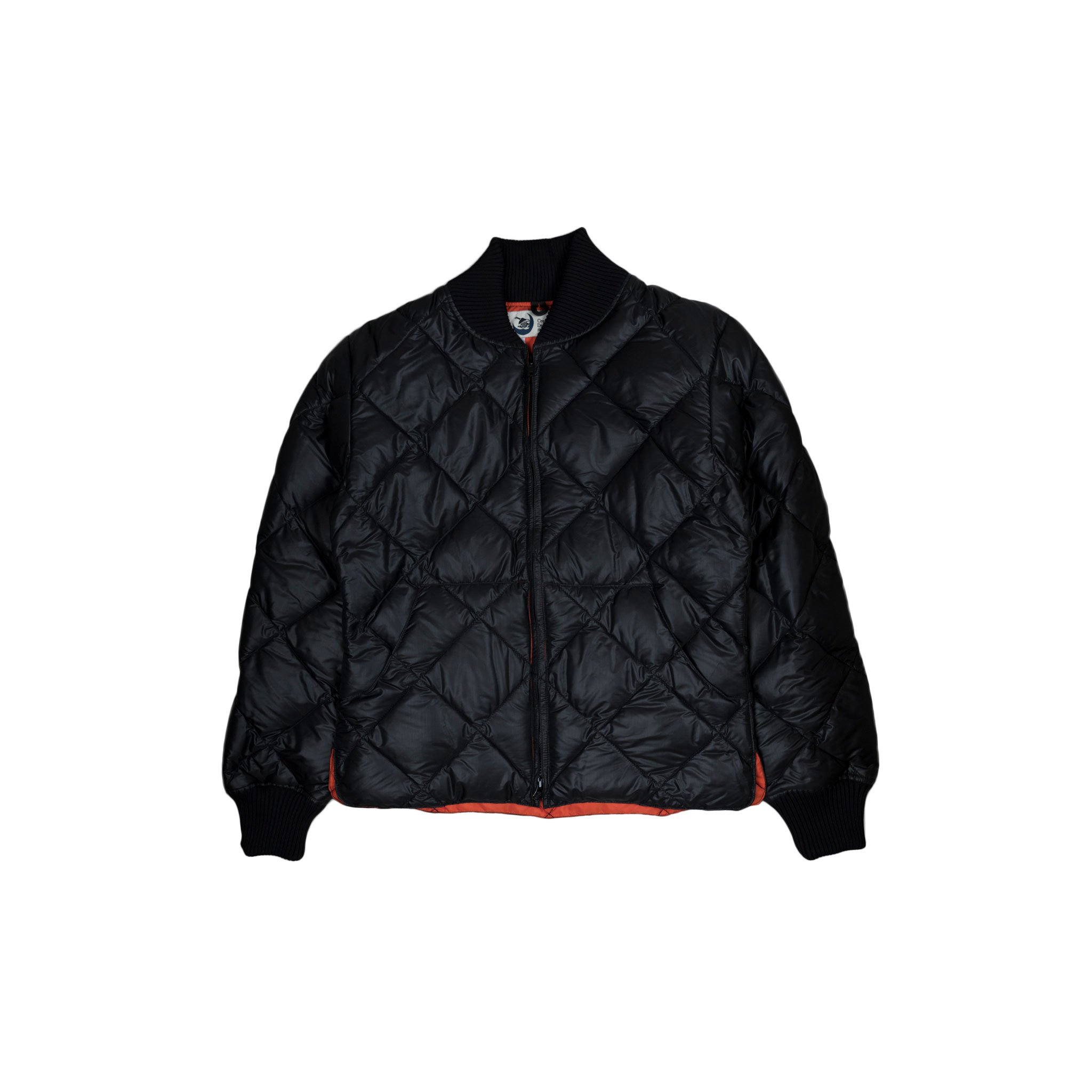 CRESCENT DOWN WORKS Diagonal Quilt Jacket Black Garmentory