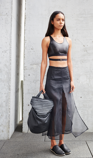 Collina Strada Black Virgin Island Bralette Collina Strada Black Virgin Island Bralette