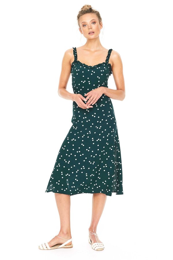 faithfull the brand gizele midi dress
