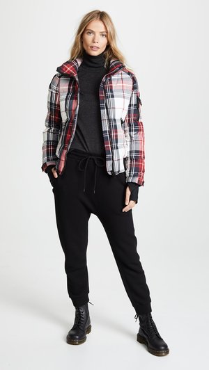 sam plaid freestyle bomber