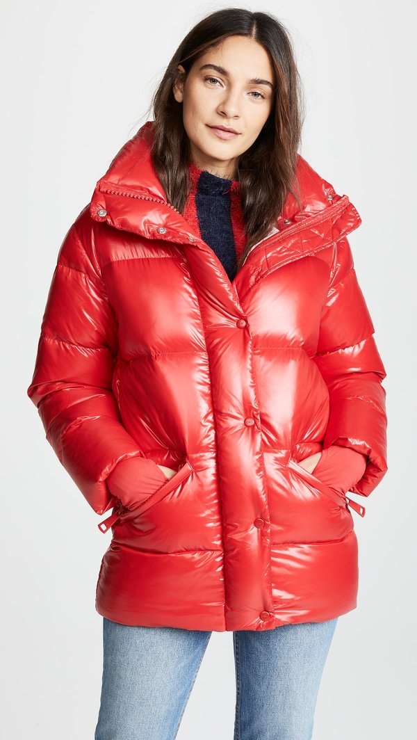 S.A.M New York Zoe Down Jacket - Cherry/Fiji S.A.M New York Zoe Down Jacket - Cherry/Fiji