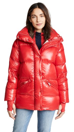 S.A.M New York Zoe Down Jacket - Cherry/Fiji S.A.M New York Zoe Down Jacket - Cherry/Fiji